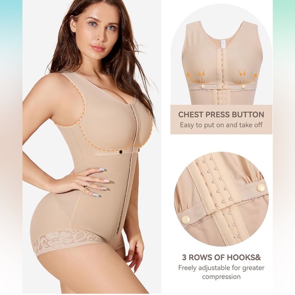 M MYODRESS Fajas Colombianas Tummy Tuck Compression Garment for Women Waist - Picture 2 of 6